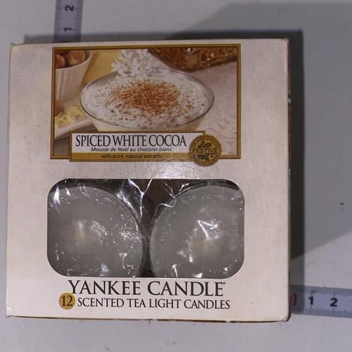 Yankee candle spiced white - yankee,