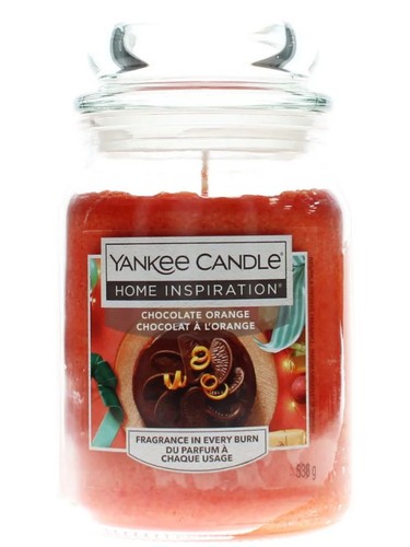 Yankee candle chocolate - candle, orange