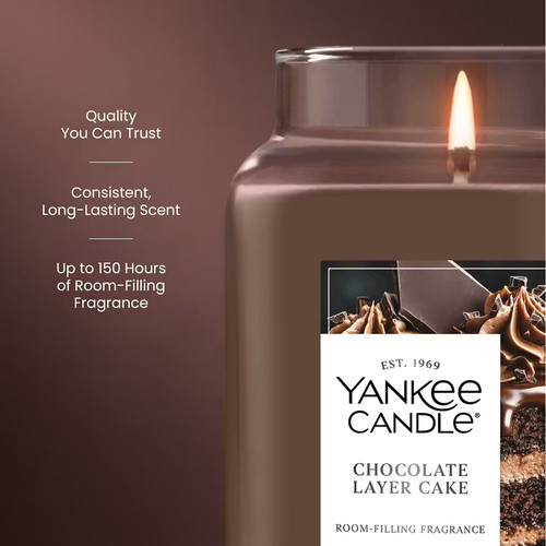 Yankee candle chocolate - 22.oz,
